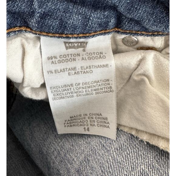 Levi's The Original Jean Slender Straight 526 Women’s Size 14 Double Button - Picture 4 of 8